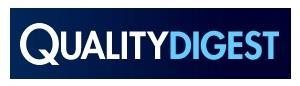 Quality Digest Logo Blue and White